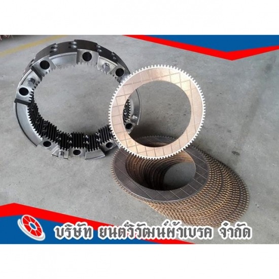 ศูนย์รวมเบรค คลัช เครื่องจักรอุตสาหกรรม - ยนต์วิวัฒน์ผ้าเบรค - ผ้าคลัชน้ำมันเนื้อทองแดงแท้ ผ้าคลัชน้ำมัน